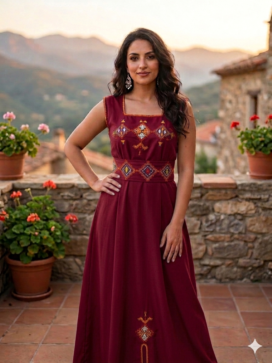 Robe Kabyle Moderne "Tafat"