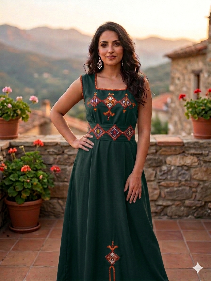 Robe Kabyle Moderne "Tafat"