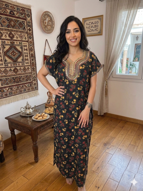 Robe de Maison Fleurie "Inès"