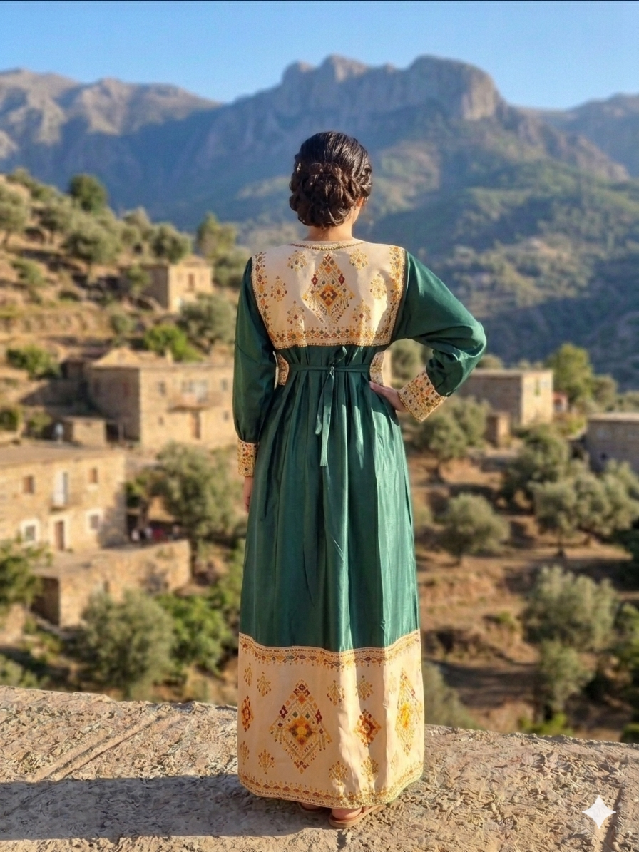 La Robe "Maya" Splendeur Berbère et Coupe Impériale