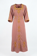 Robe Kabyle de Cérémonie "Kahina" – Chic & Élégance Épurée