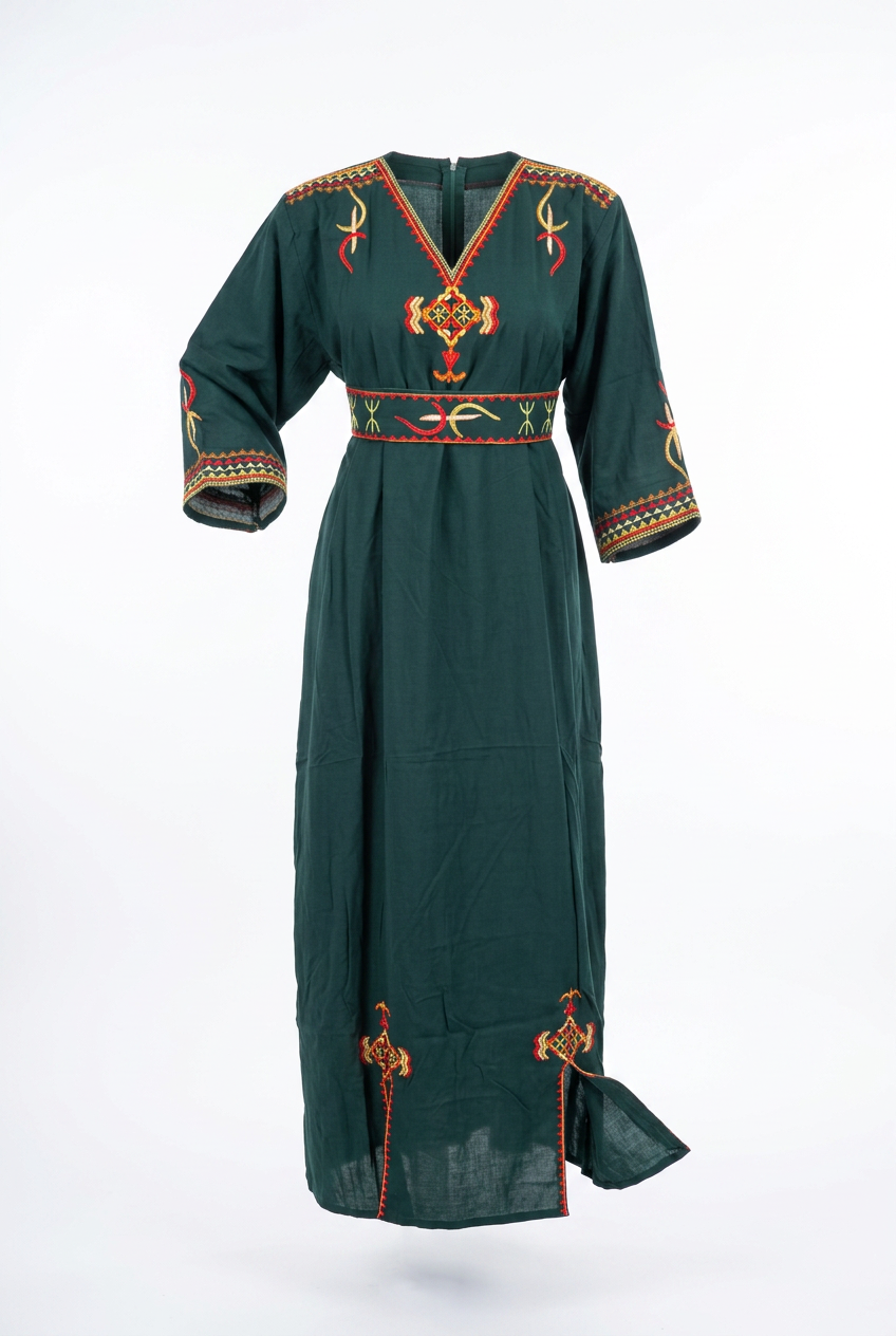 Robe Traditionnelle de Cérémonie Brodée "Liza"