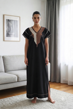 Robe Kabyle Longue à gallons "Nassya"