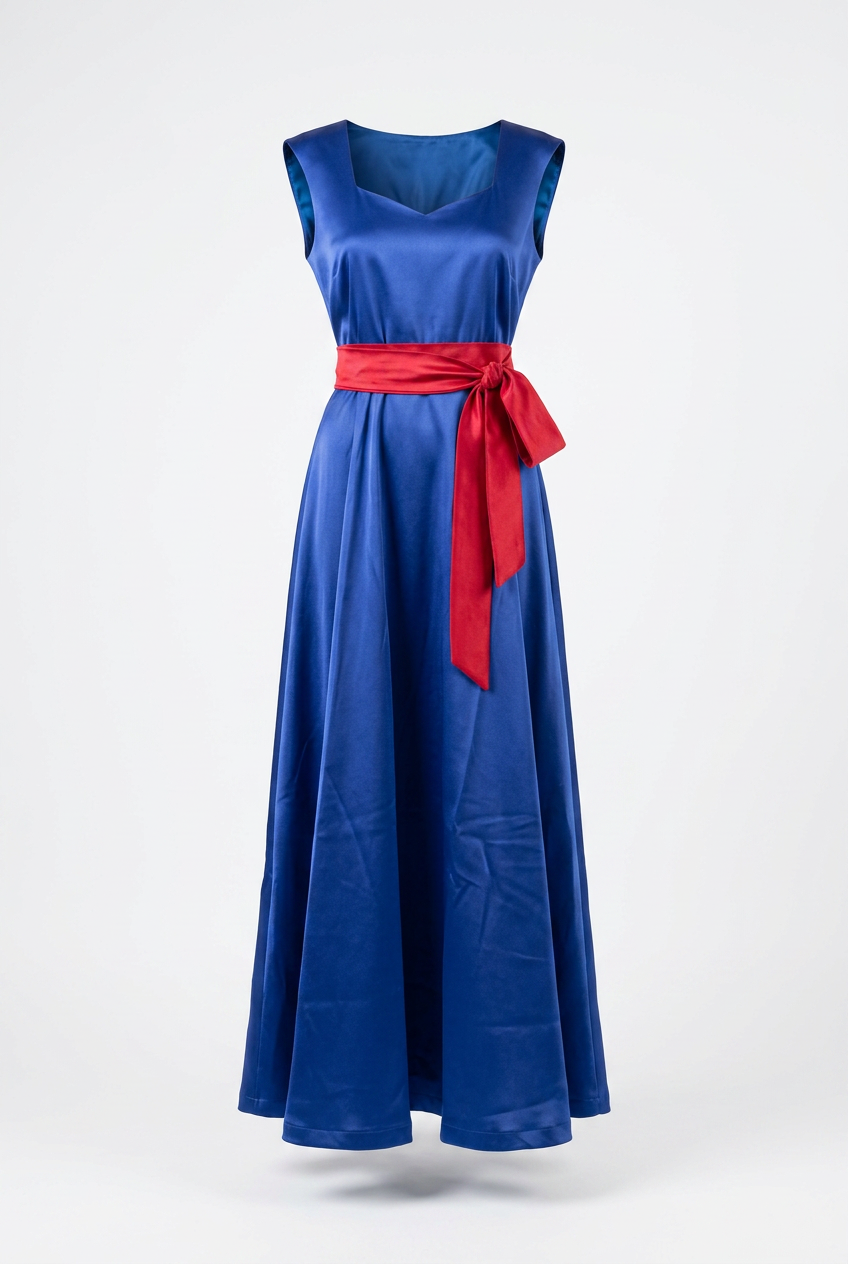 Ensemble Robe & Boléro Brodé Kabyle — Satin & Perles